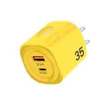 35W Dual-Port USB-C Wall Charger Adapter