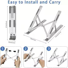Ergonomic Foldable Aluminum Laptop Stand