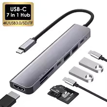 7-in-1 USB-C Hub & 4K HDMI Adapter