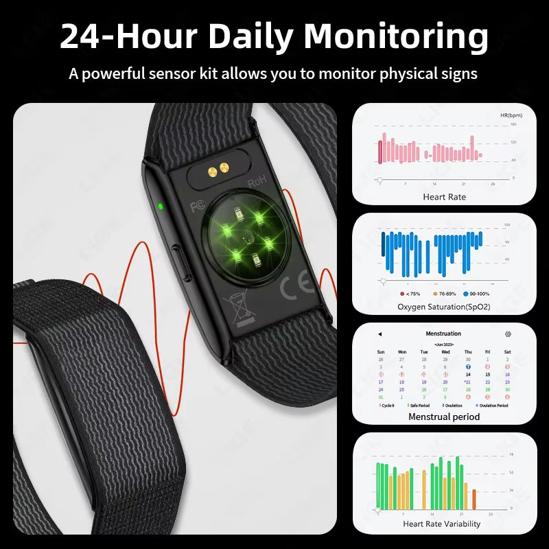 Smart Fitness Activity Tracker & Heart Rate Band