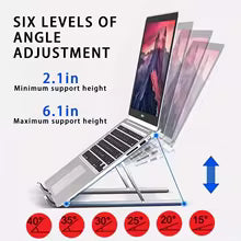 Ergonomic Foldable Aluminum Laptop Stand