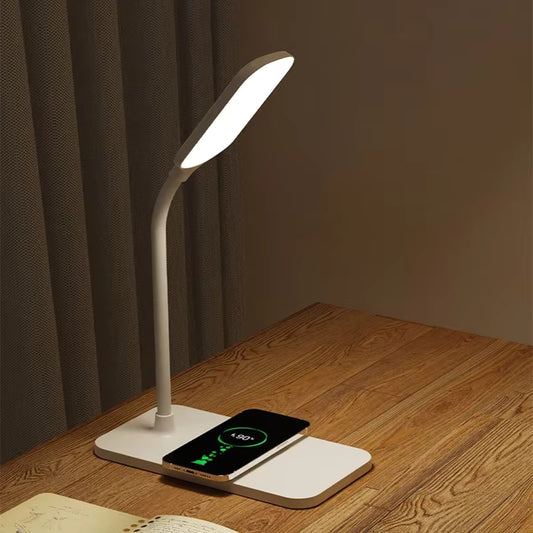 Dimmable LED Desk Lamp with Wireless Charger