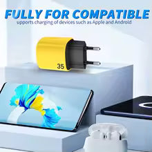 35W Dual-Port USB-C Wall Charger Adapter