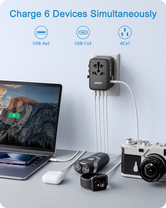 All-in-One Universal Travel Power Adapter