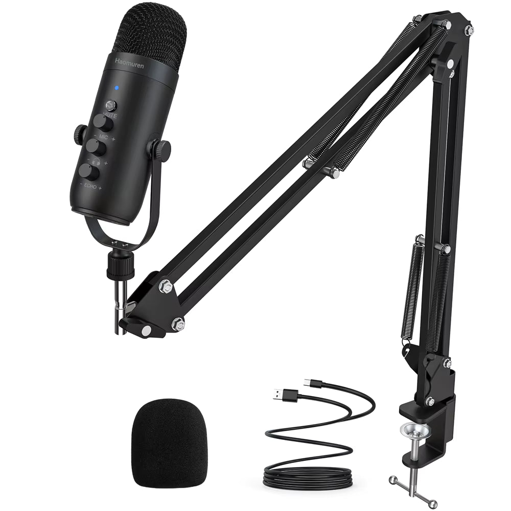 USB Condenser Microphone for Streaming & Gaming