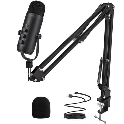 USB Condenser Microphone for Streaming & Gaming