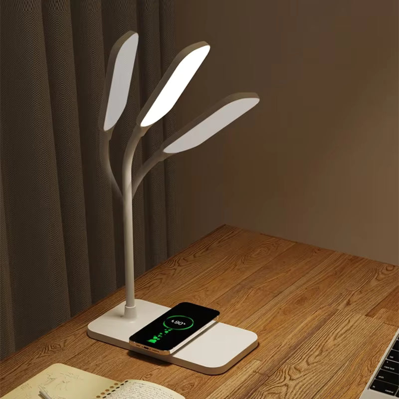 Dimmable LED Desk Lamp with Wireless Charger
