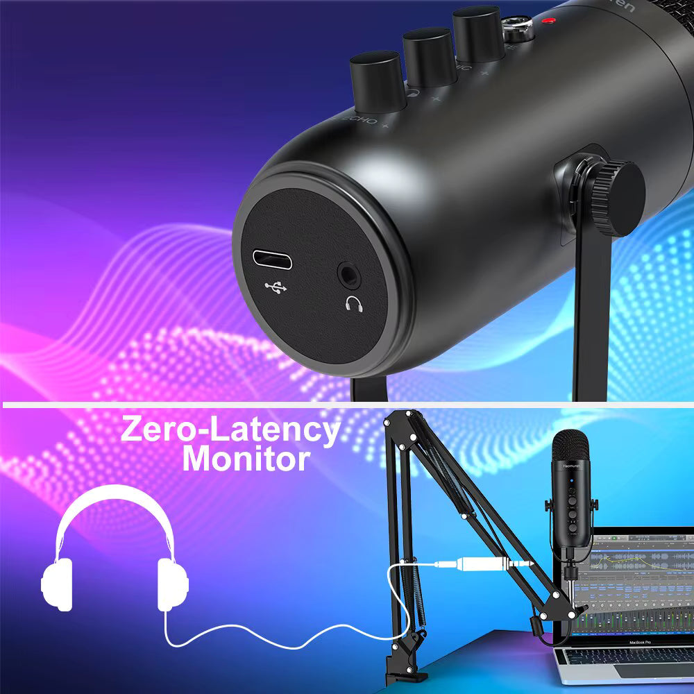 USB Condenser Microphone for Streaming & Gaming