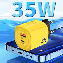 35W Dual-Port USB-C Wall Charger Adapter