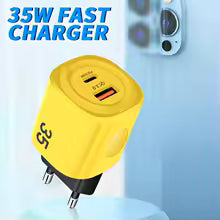 35W Dual-Port USB-C Wall Charger Adapter