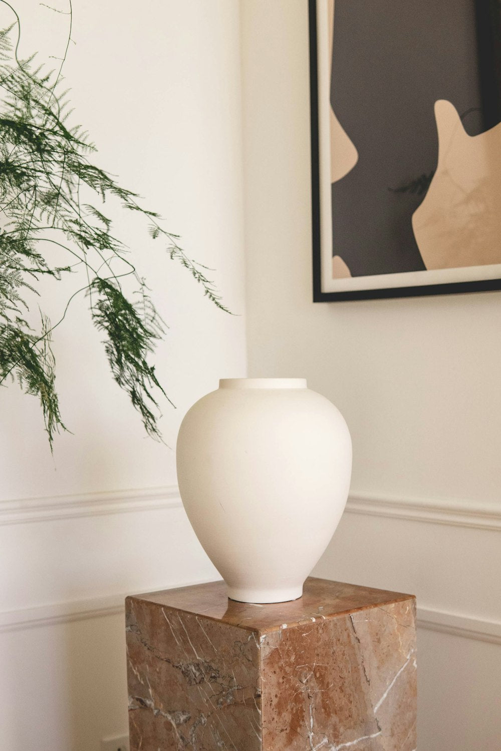 Nordic Ceramic Donut Vase